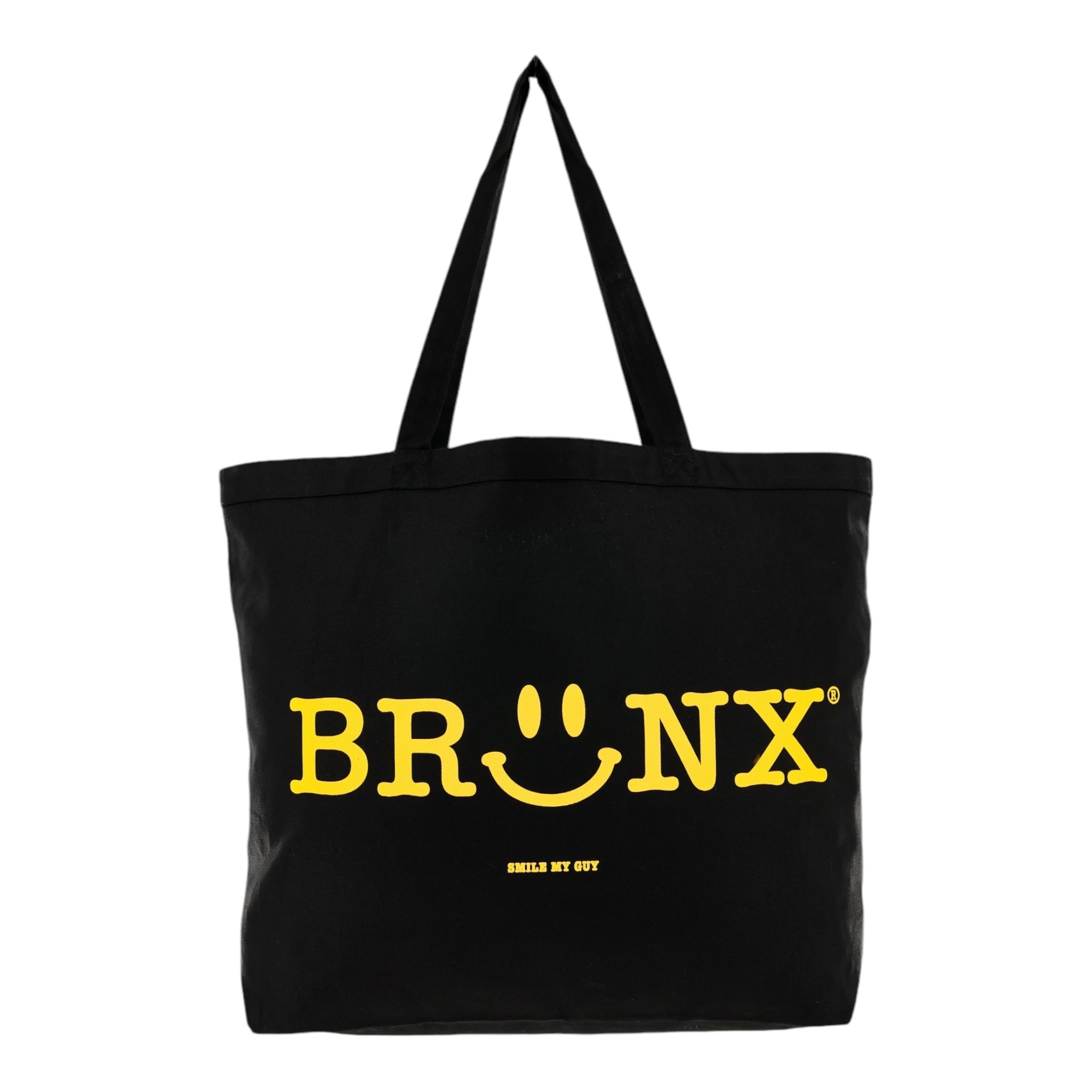 Smile My Guy - Black Tote Bag