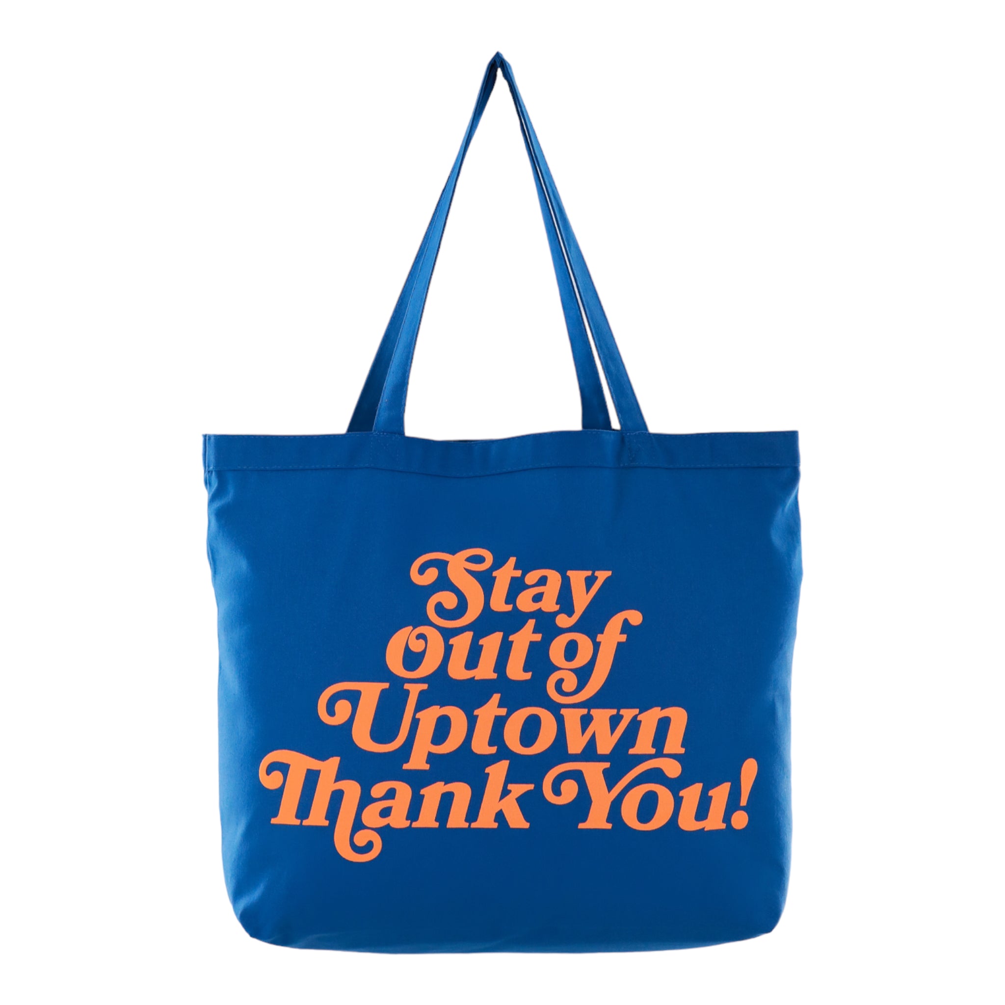 Stay Out of Uptown - Royal Knicks Canvas Tote Bag