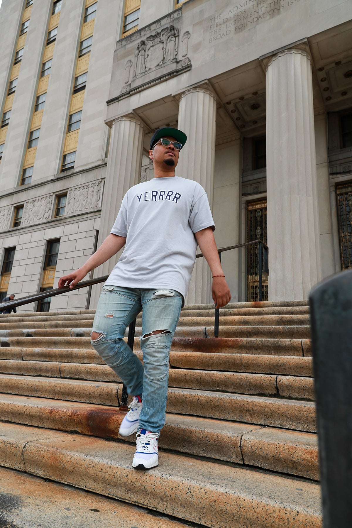 Yerrrr - Yankees Away Silver S/S