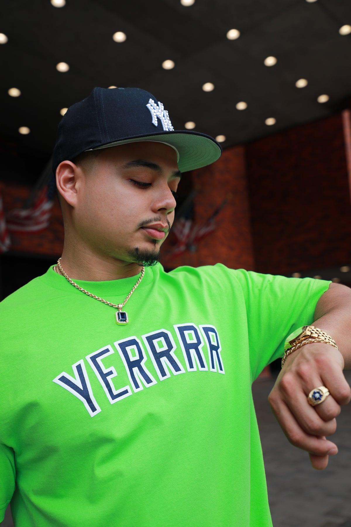 Yerrrr - Yankees Lime S/S