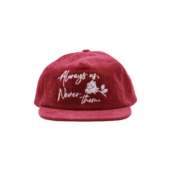 2022 The Revivalists Maroon Corduroy Snapback Hat – The