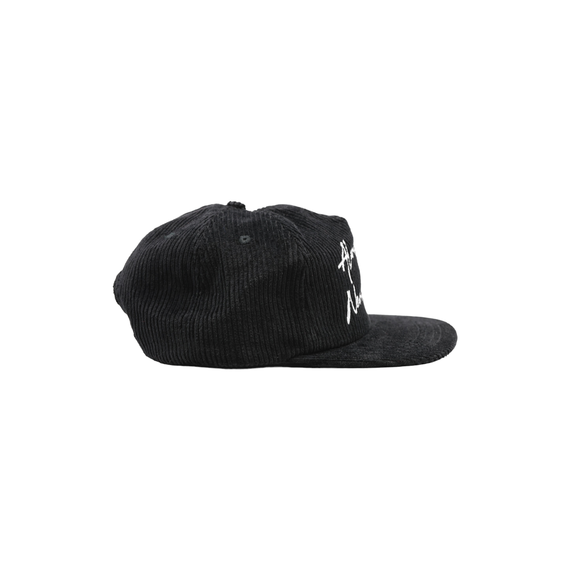 Always Us, Never Them - Black Corduroy Painters Cap