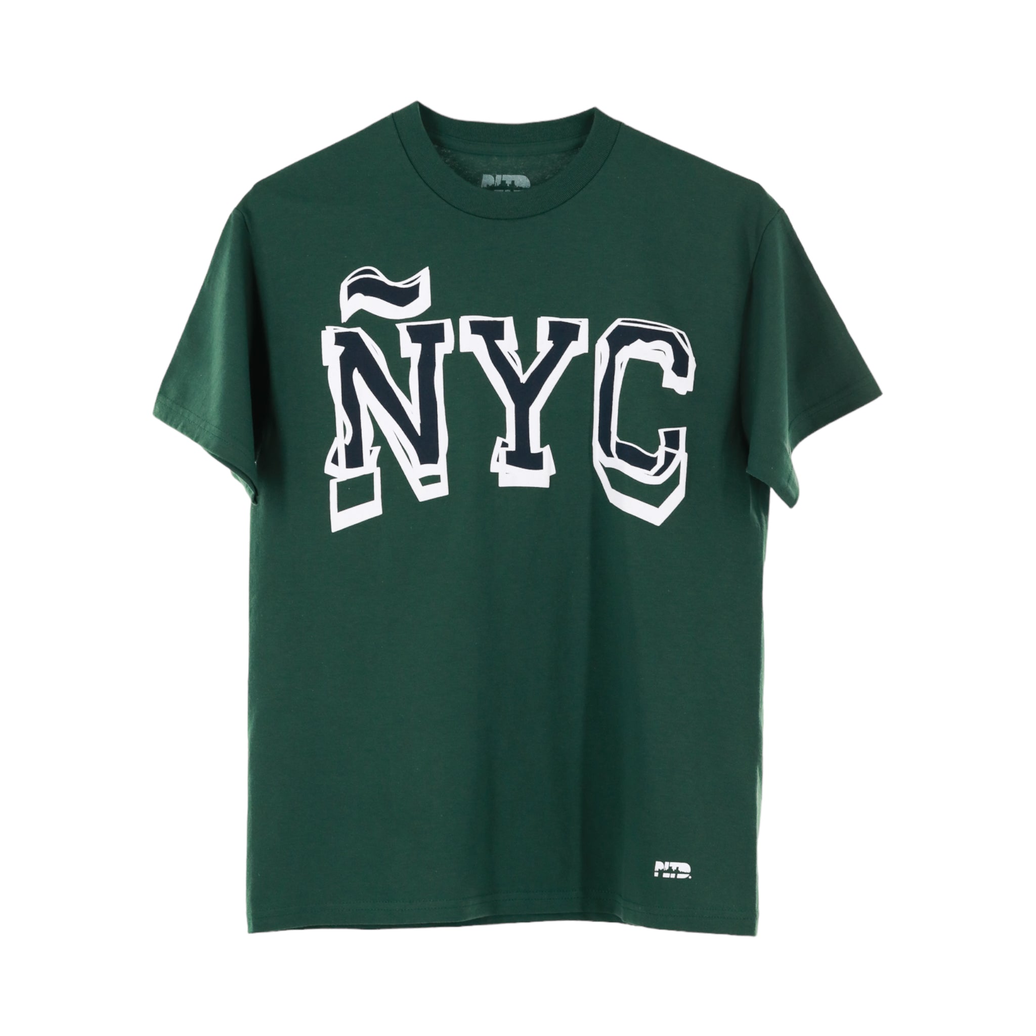 Green square neck t-shirt - River Woods